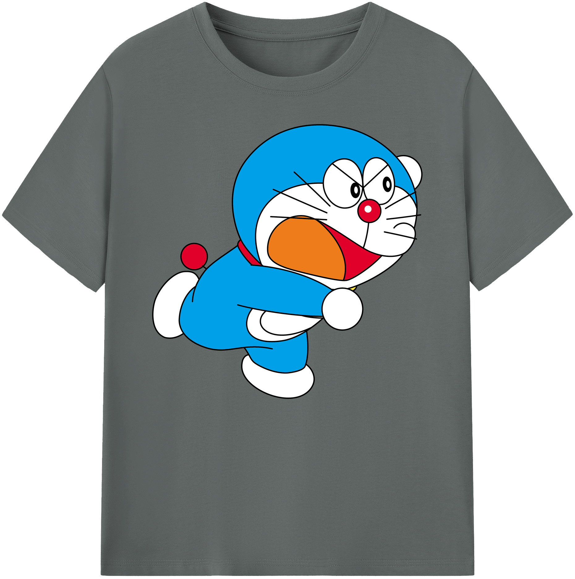 （画像用） ドラえもん Doraemon 綿100％ メンズ半袖Tシャツ｜肌触りやわらか＆通気性